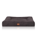 Knuffelwuff orthopädisches Hundebett  Sofia  / (Größe) 80 x 60 cm / (Farbe) Schwarz