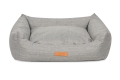 Hundebett Alex -  Oxford – Jeans  / (Größe) M -  63 x 51 x 18 / (Farbe) Grau