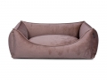 Bild 4 von Hundebett Dreamcollection Velvetline  / (Größe) 90 x 70 cm / (Farbe) Bordeaux / (Füllung) Orthopädisch: viscoelastischer Schaumstoff