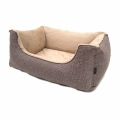 Lebon Hundebett Louis PLUS  / (Größe) 100 x 75 cm / (Farbe) Braun