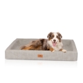 Bild 7 von Knuffelwuff orthopädisches Hundebett Austin   / (Größe) 85 x 65 cm / (Farbe) Braungrau