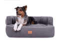 Bild 4 von Hundebett Neo Luxuryline  / (Größe) 110 x 90 cm / (Farbe) Anthrazit / (Füllung) Orthopädisch: viscoelastischer Schaumstoff